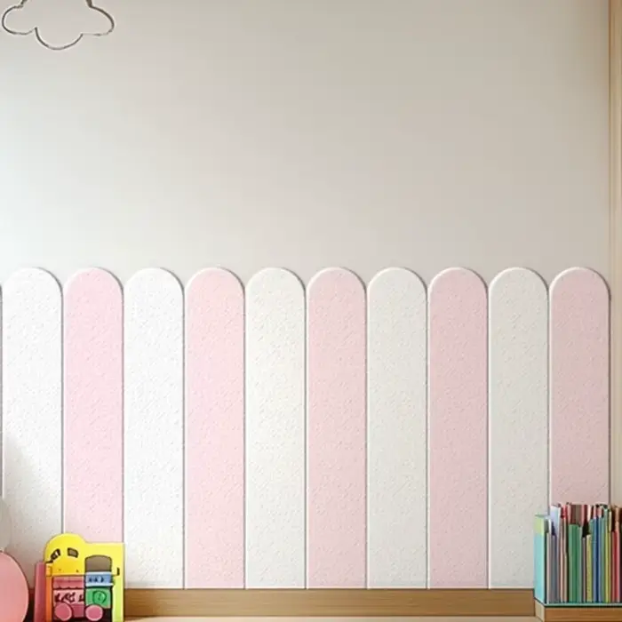 Autocollant mural auto-adhésif anti-collision, couleur unie, épais, résistant à l'humidité, papier p