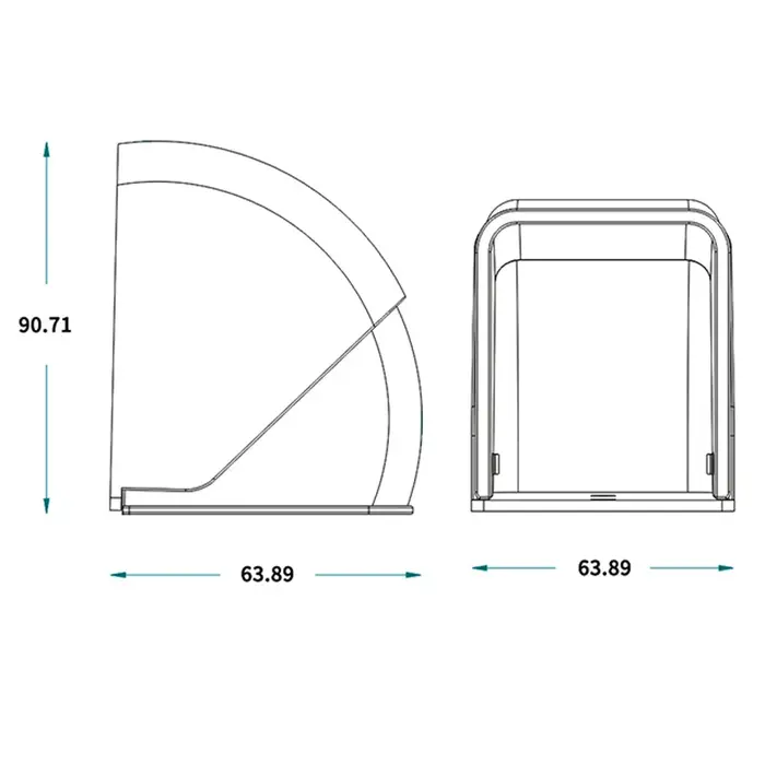 Accessoires de sonnette d'extérieur, boîte de sonnette étanche à la pluie sans fil monobloc avec cou