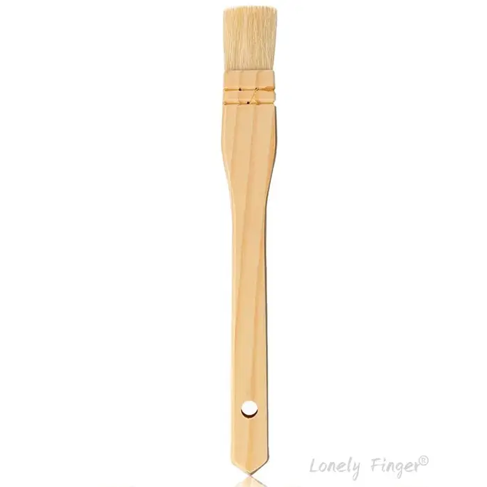 1/3 pièces pinceaux de peinture plats pour artiste pinceaux de peinture poils de mouton brosse de la