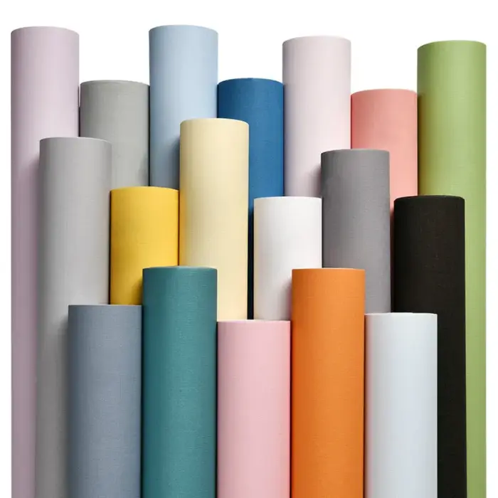 Papier peint auto-adhésif Macaron de couleur unie