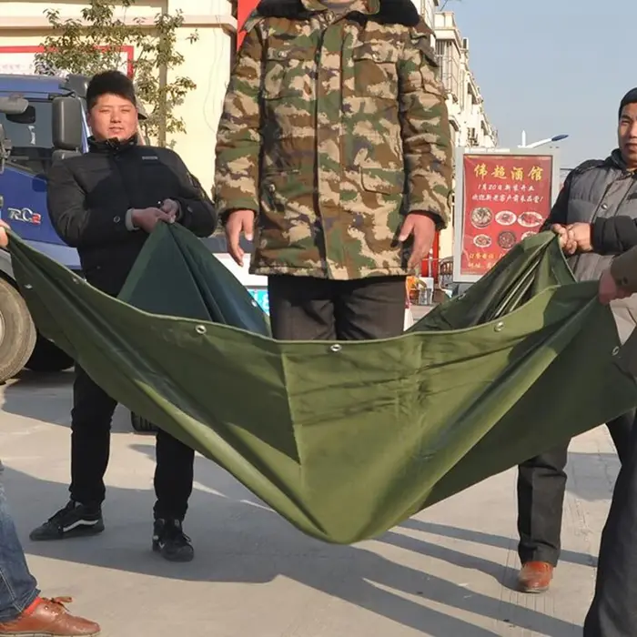 Bâche épaisse vert armée