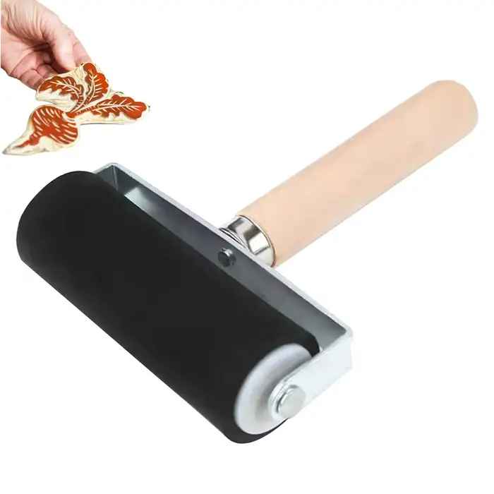 Rouleau en caoutchouc pour l'artisanat