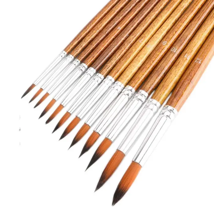 Ensemble de pinceaux de peinture d'artiste