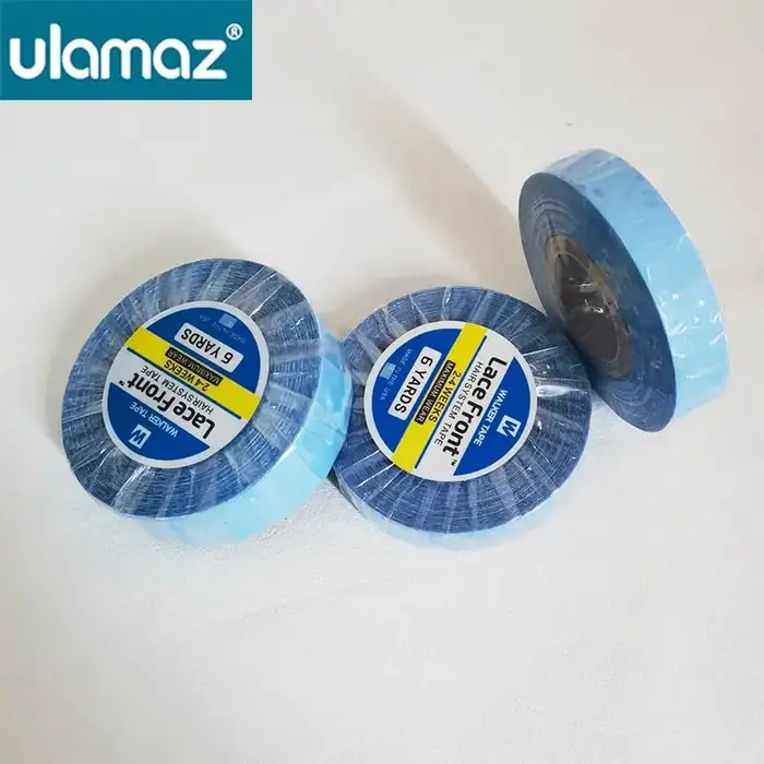 Rubans adhésifs bleus pour le bain