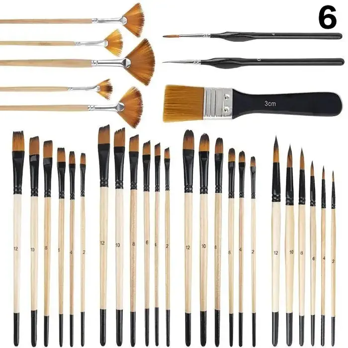 Ensemble de pinceaux professionnels pour artistes