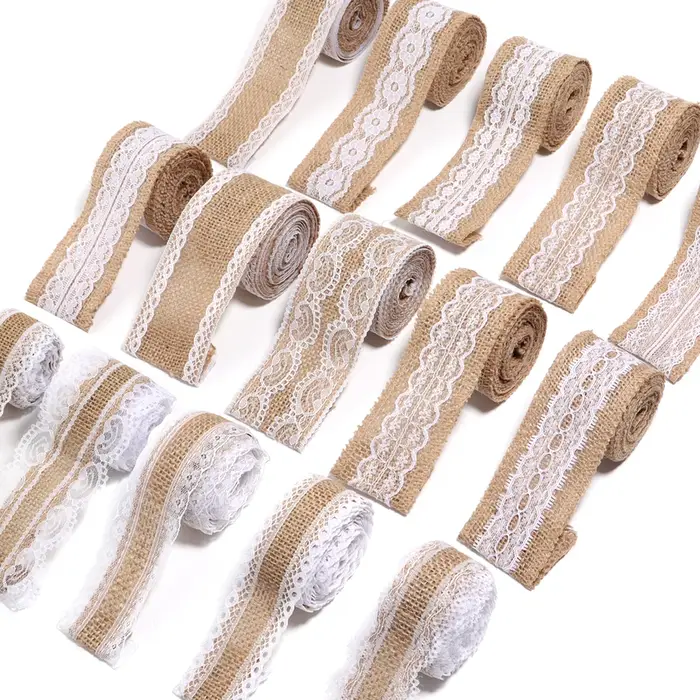 Ruban en Toile de Jute Naturelle