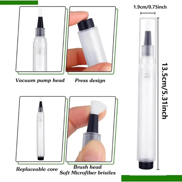 1/3/5 pièces pinceau de stylo de peinture rechargeable