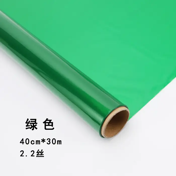1 rouleau de papier artisanal transparent coloré