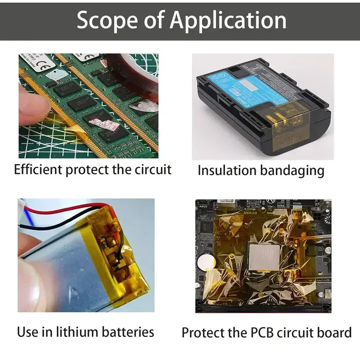 Bande Kapton de 5 à 100mm