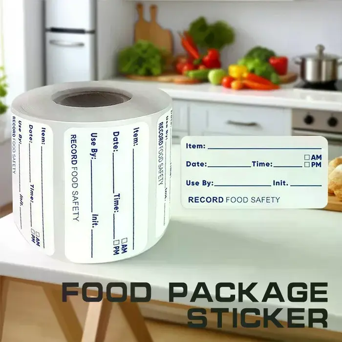 Rouleau d'autocollants de cuisine auto-adhésifs amovibles