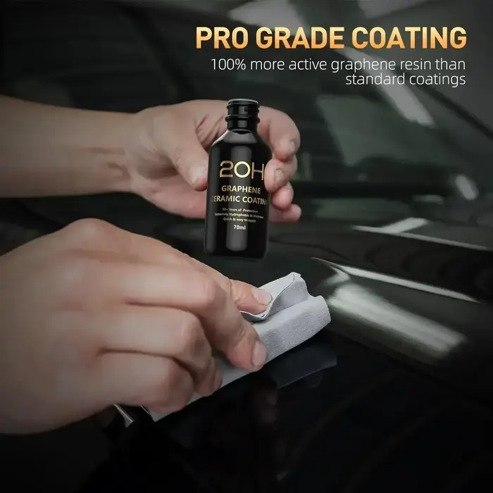 Revêtement céramique au graphène 20H avec technologie auto-réparatrice et anti-UV pour professionnels du detailing