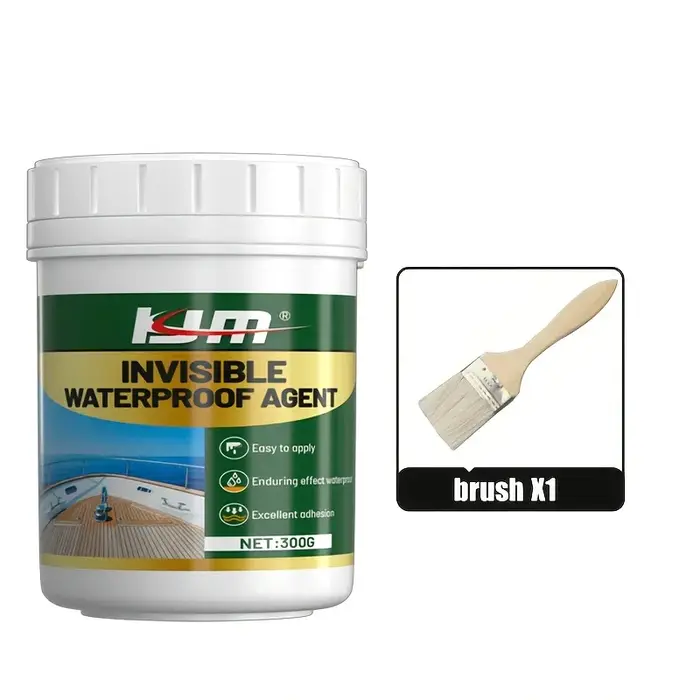 300 g de revêtement imperméable transparent de qualité marine KJM - un agent