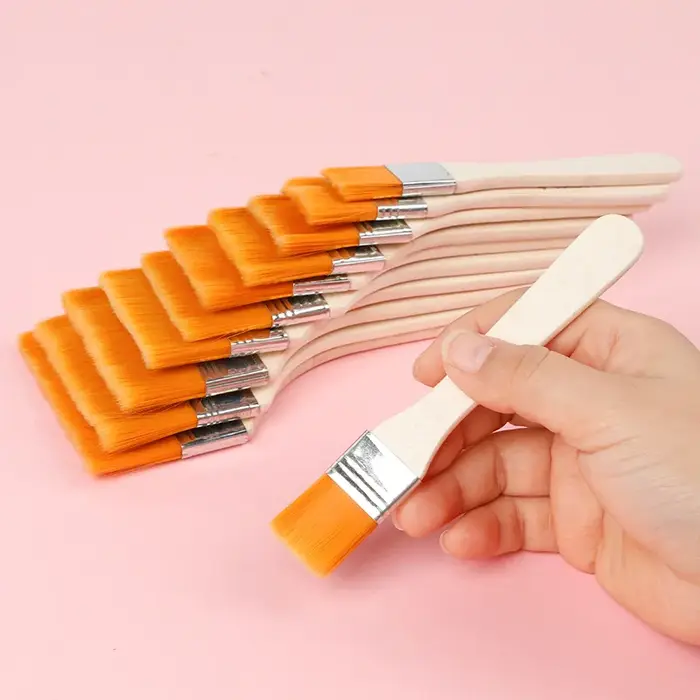 Pinceau de peinture à l'huile en nylon n ° 1-12