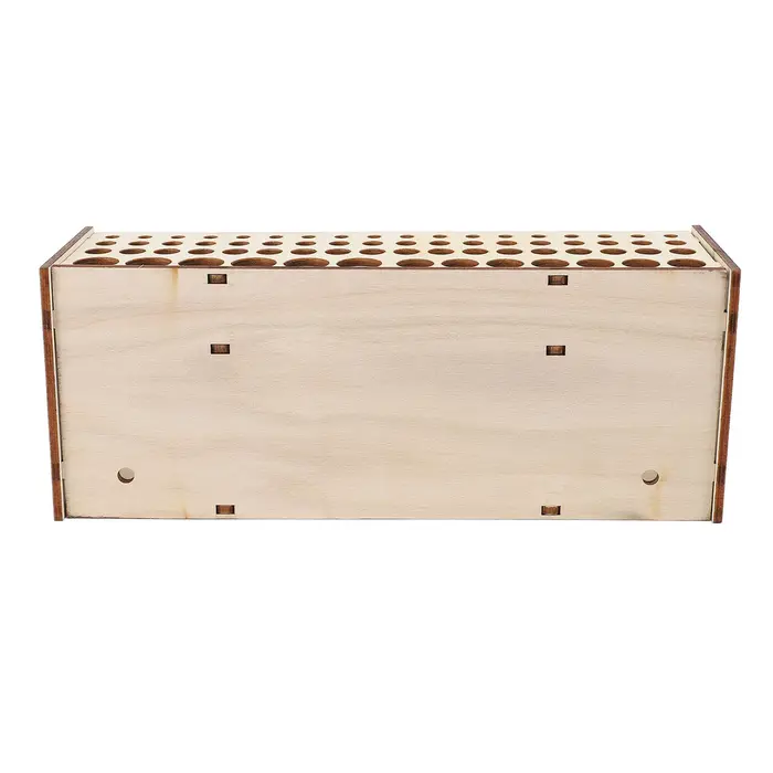 Porte-pinceau en bois artiste 67 trous détachable
