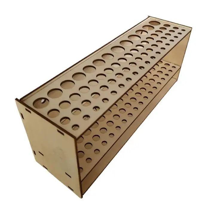67 trous porte-pinceau support en bois