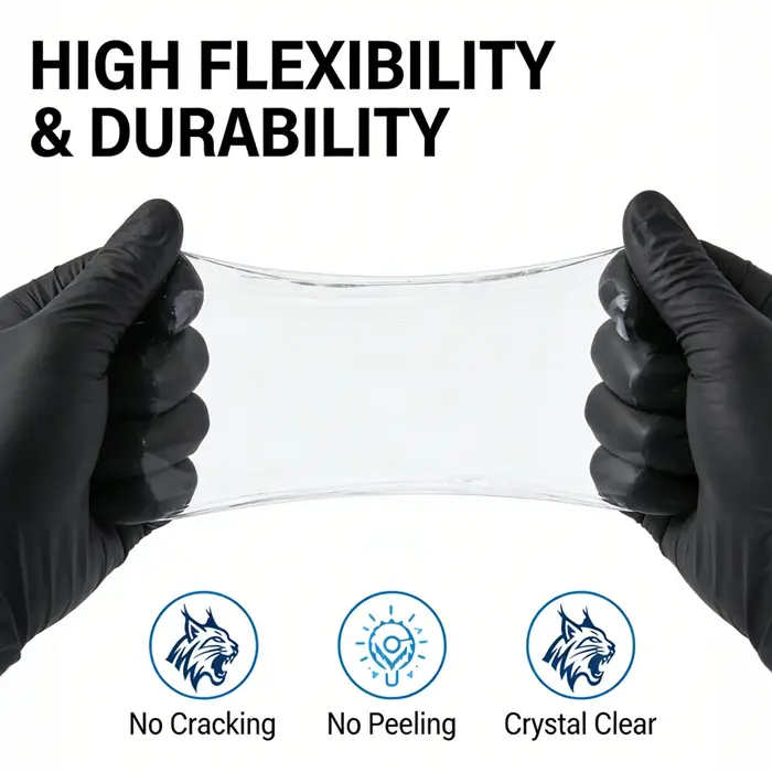 Revêtement transparent imperméable résistant aux UV