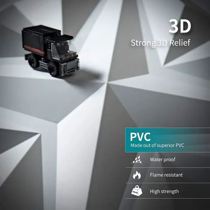 Panneaux muraux texturés 3D pour décoration murale intérieure