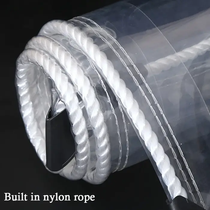 Bâche transparente en PVC