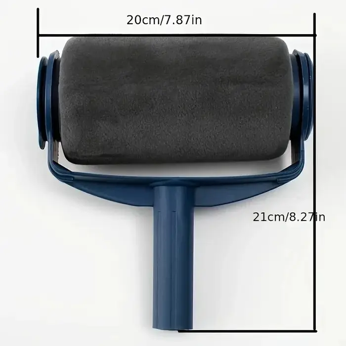Rouleau de peinture rechargeable avec rangement intégré