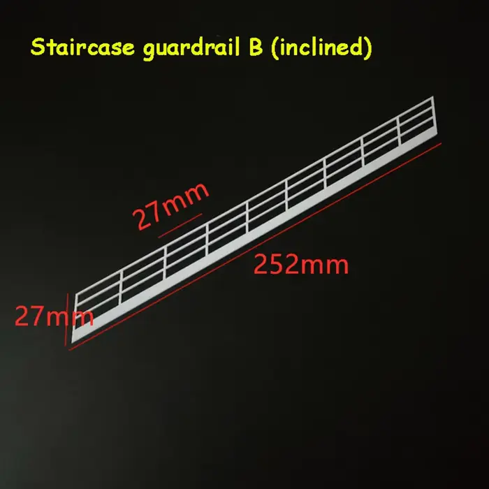 Simulation d'escalier Oblique/droit