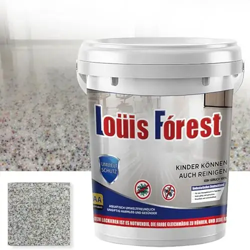 Peinture époxy pour sols effet marbre brillant