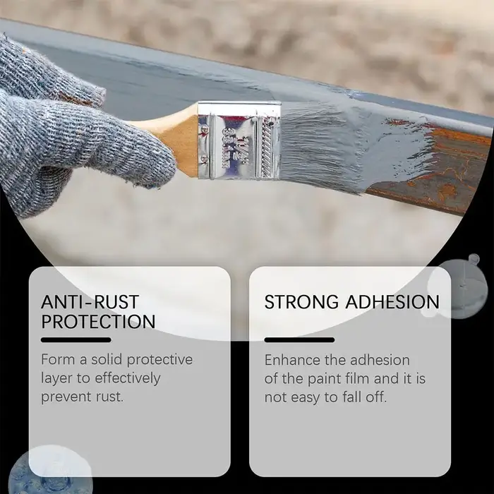 Peinture grise antirouille pour métal