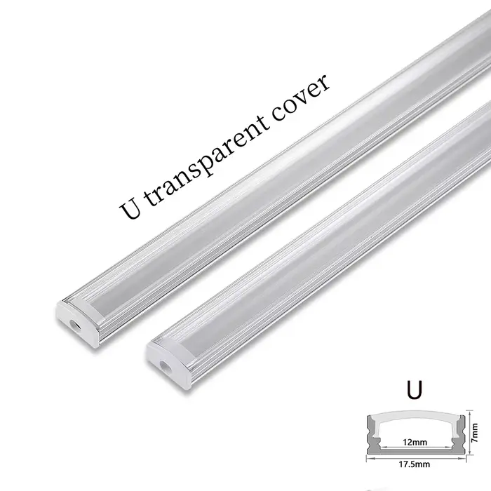 Profilé en aluminium pour bande LED encastrée