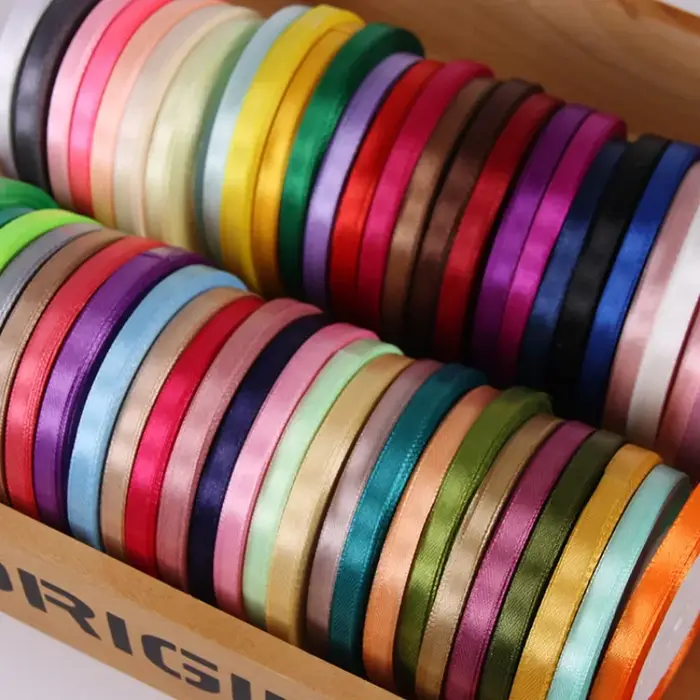 Rubans en Satin de couleur unie
