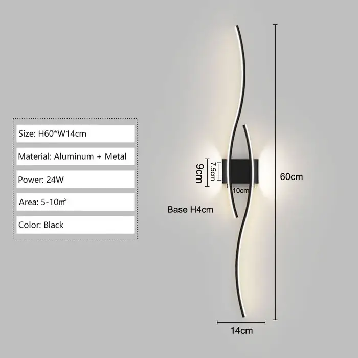 Lampes murales LED d'intérieur