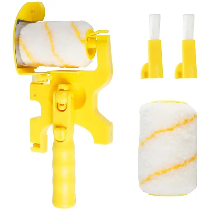 Pinceau multifonctionnel pour peinture, brosse à cheveux portable multi-usage, rouleau de peinture p