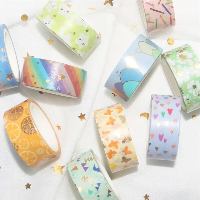 Ensemble de 12 rouleaux de ruban Washi