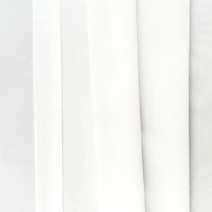 Asazal solide blanc Tulle luxueux en mousseline de soie pure fenêtre rideaux pour salon moderne Voile Organza