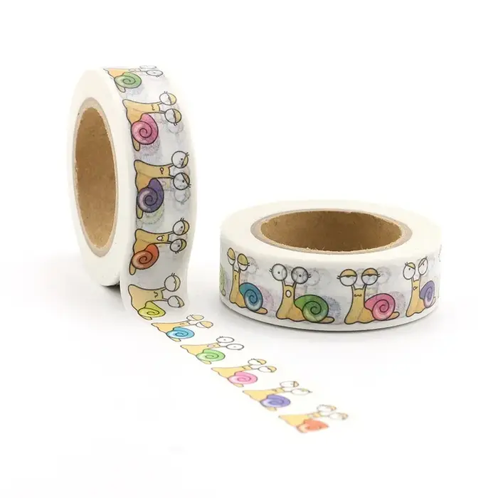 Bandes adhésives décoratives en papier Washi