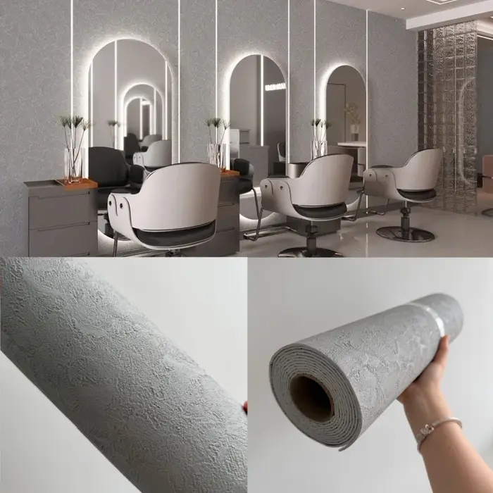 Papier peint auto-adhésif en fausse pierre de travertin 3D