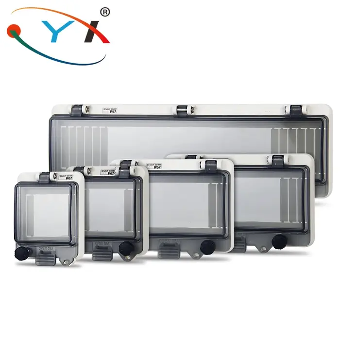 Couvercle de fenêtre de protection étanche transparent