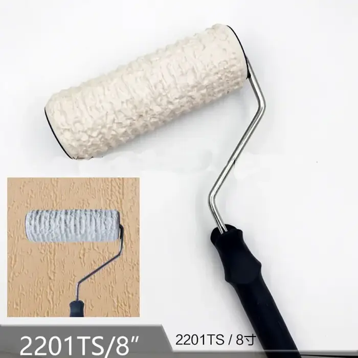 Rouleau de peinture mural professionnel portable avec poignée