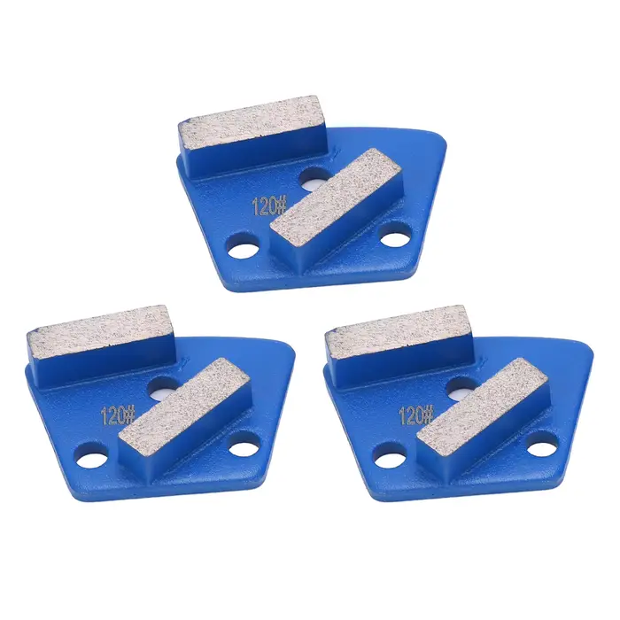 Chaussures de meulage Blue Ezoïde, Assemblage de sol en béton, AggreesMarkets, Coupe 2 dents longues