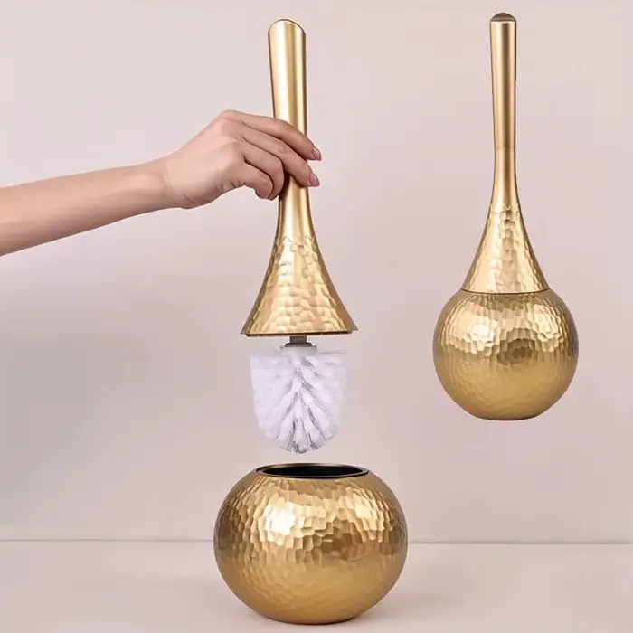 Brosse de nettoyage dorée haut de gamme