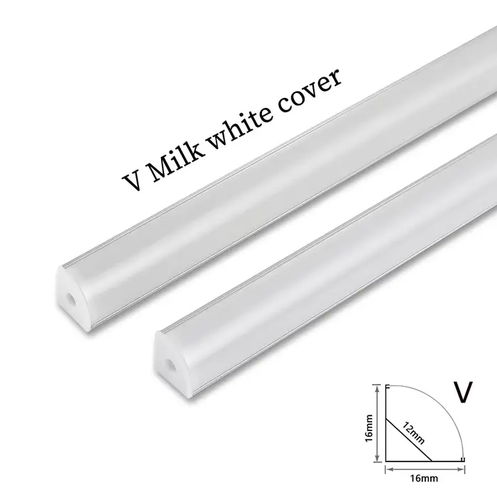 Profilé en aluminium pour bande LED encastrée