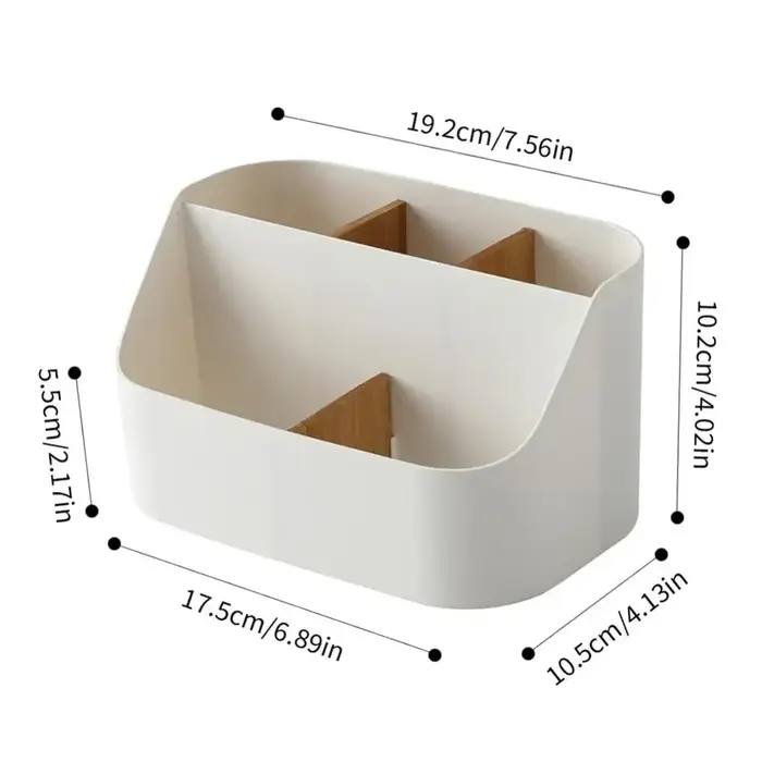 Boîte de rangement de bureau, boîte de fournitures de bureau, maquillage, cosmétiques, organisateur