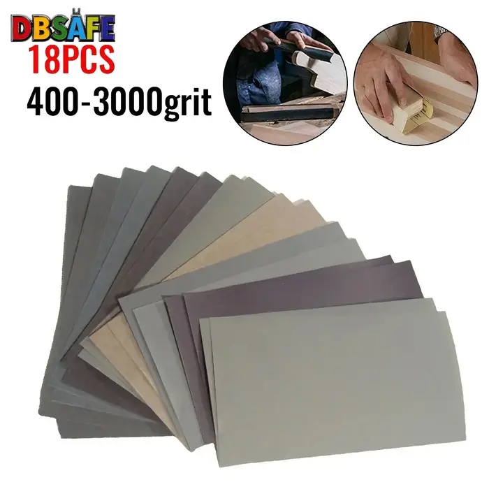 Papier de verre abrasif