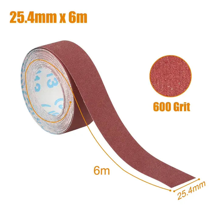 Rouleau de papier abrasif pour outil converasif, bande de polissage, papier abrasif, rouleau de gril