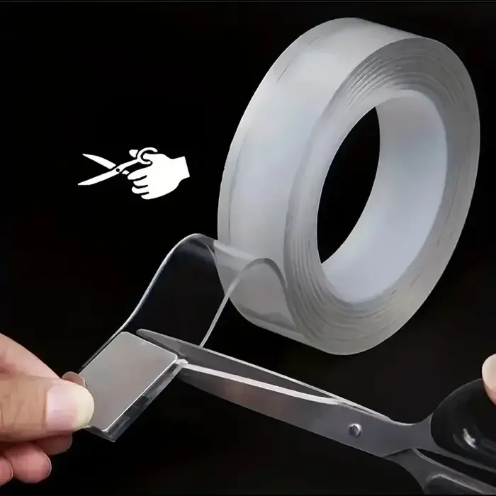 Ruban adhésif double face transparent