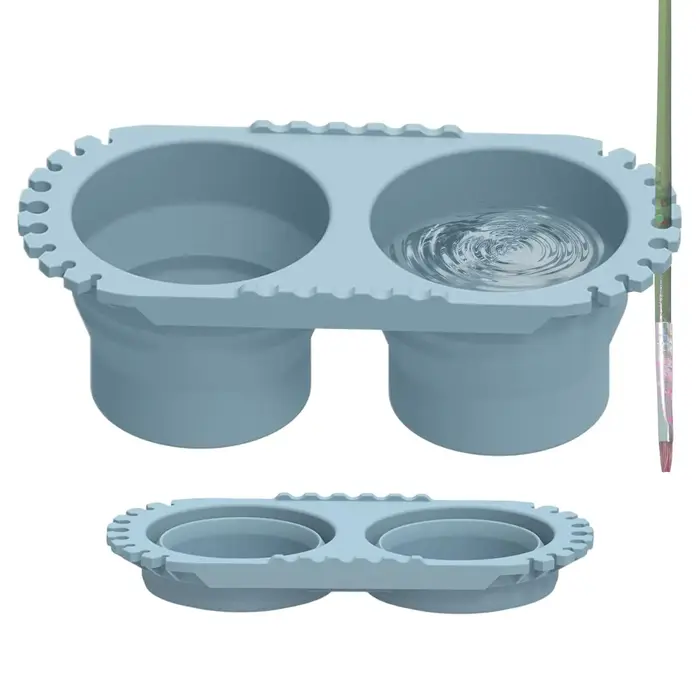 Gobelet pliable pour nettoyer les pinceaux à peinture acrylique