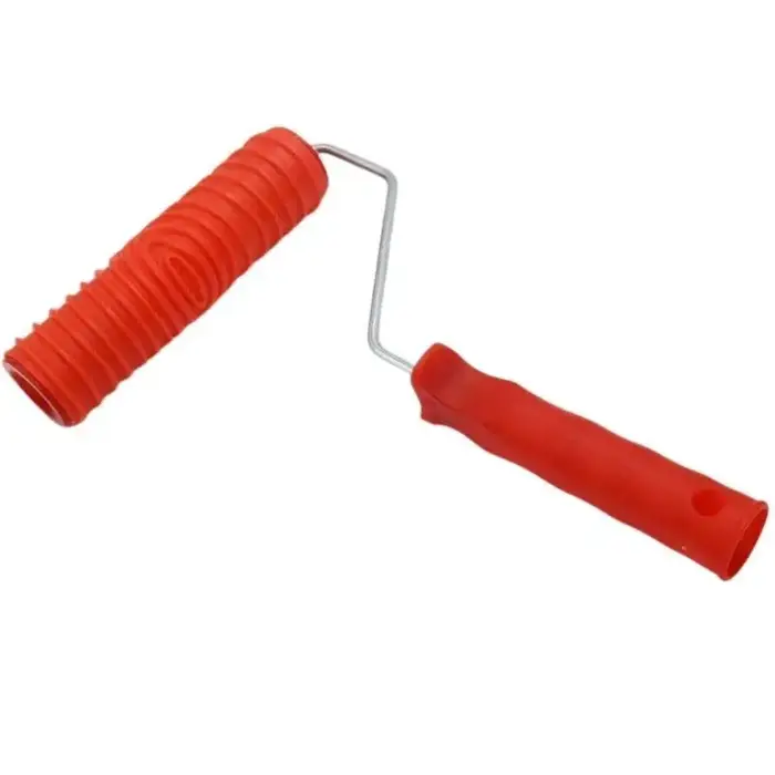Brosse à rouleau Texture en caoutchouc 652F, outil rouleau peinture Texture bois pour les Imitations