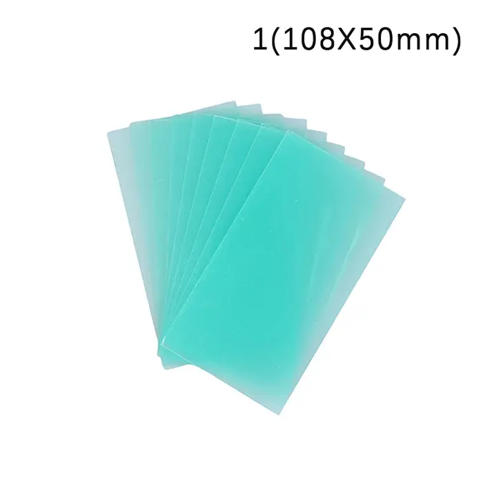 Plaque de protection en plastique (PC), 5 pièces/ensemble, couvercle, assombrissement automatique, m