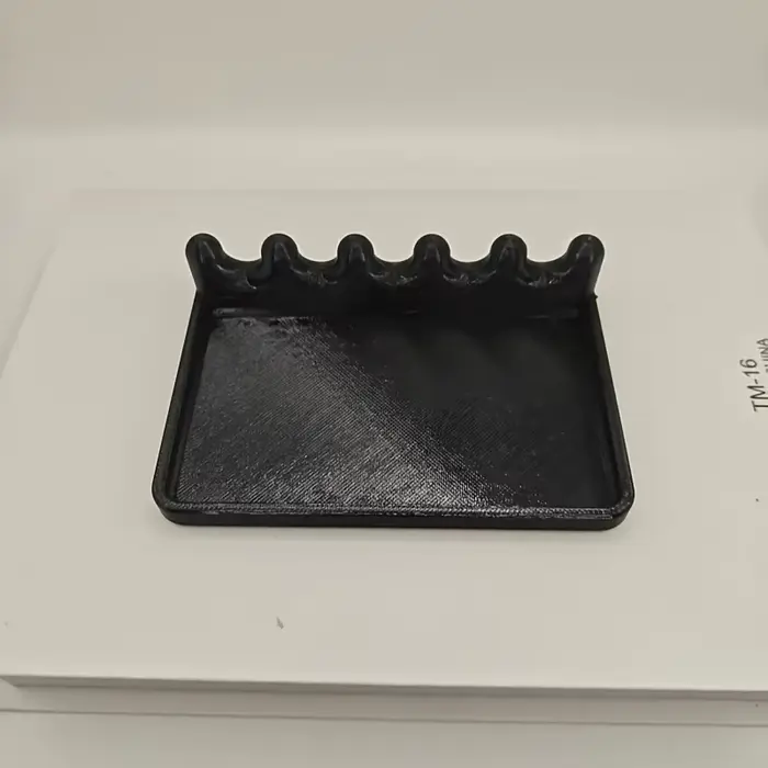 Support portable avec plateau anti-goutte pour pinceaux, conception en forme de plateau pour ranger 