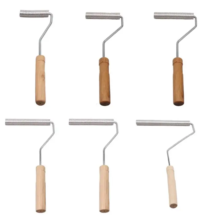 Kit d'outils de rouleau de peinture de stratification d'outil de palette de bulle de fibre de verre 3 pièces Kit