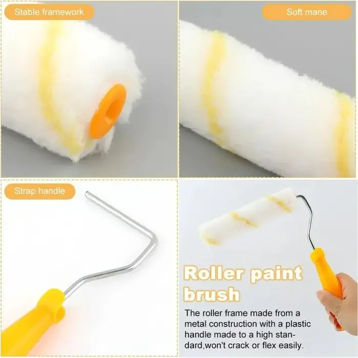 Kit de rouleaux de peinture 10/11 pièces: obtenez des murs d'apparence professionnelle