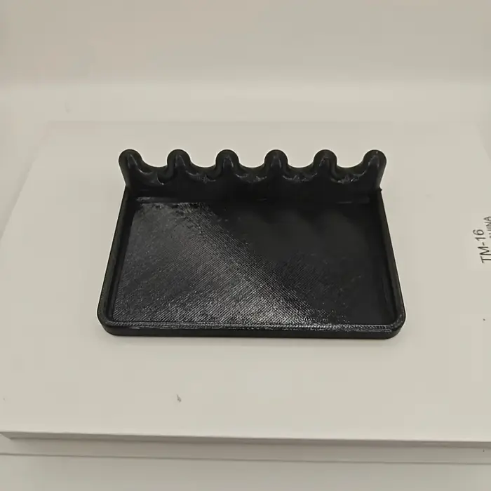 Support portable avec plateau anti-goutte pour pinceaux